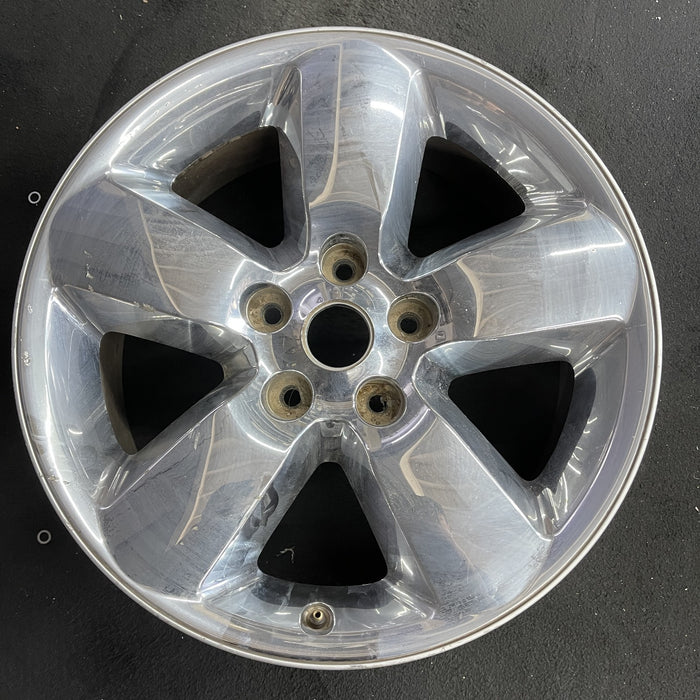 20" DODGE 1500 PICKUP 13 , 20x8, chrome clad Original OEM Wheel Rim - Angle View