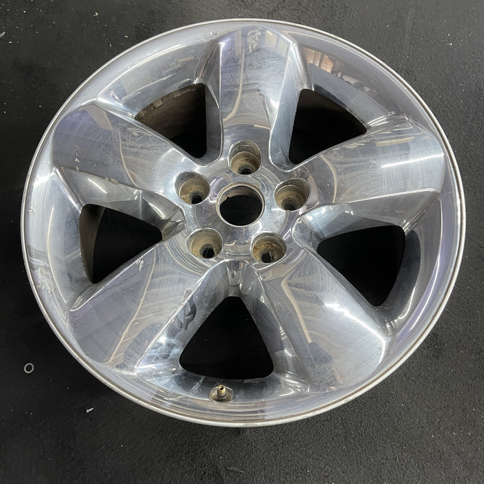 20" DODGE 1500 PICKUP 13 , 20x8, chrome clad Original OEM Wheel Rim - Side Profile