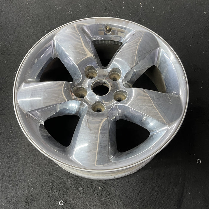 20" DODGE 1500 PICKUP 13 , 20x8, chrome clad Original OEM Wheel Rim - Close-Up Detail