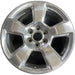 20" SIERRA 1500 PICKUP 19 classic , 20x9, 5 spoke, exposed lug nuts, polished - Front View