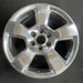 20" SIERRA 1500 PICKUP 19 classic , 20x9, 5 spoke, exposed lug nuts, polished - Angle View