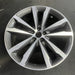 20" F-PACE 17-19 20x8.5 , 5 double spoke, w/notched spoke, machined face - Side Profile