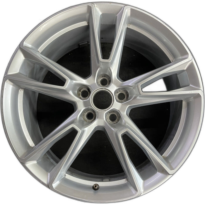20" CAMARO 19-24 20x8.5, 5 split spoke, silver Original OEM Wheel Rim - Front View