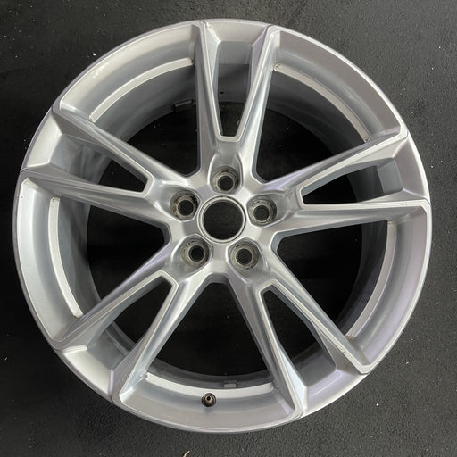 20" CAMARO 19-24 20x8.5, 5 split spoke, silver Original OEM Wheel Rim - Angle View
