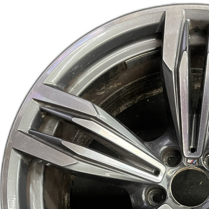 20" BMW M6 12-17 20x10.5 alloy rear 5 double spoke wide opening in spoke - Angle View