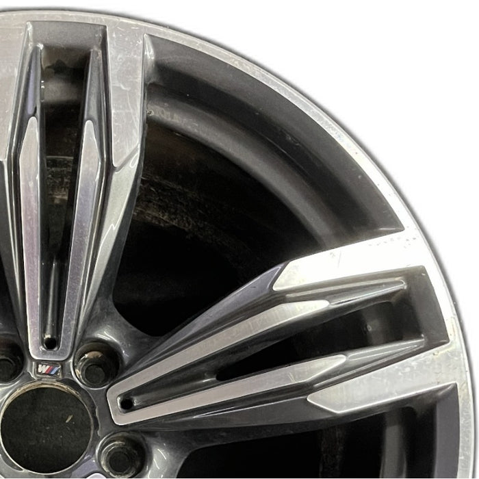 20" BMW M6 12-17 20x10.5 alloy rear 5 double spoke wide opening in spoke - Side Profile