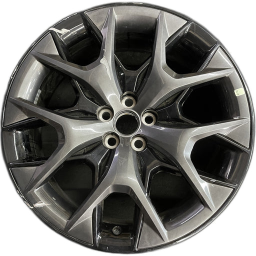 22" TX500h 24 , 5 Y spoke Original OEM Wheel Rim - Front View