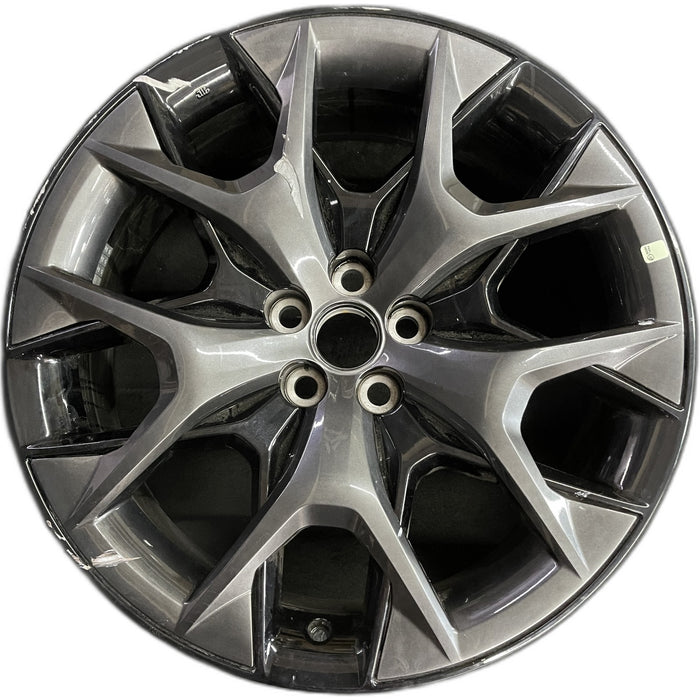22" TX500h 24 , 5 Y spoke Original OEM Wheel Rim - Front View