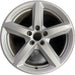18" EXPLORER 16-17 18x8 , aluminum, w/o police package; 5 spoke Original OEM - Front View