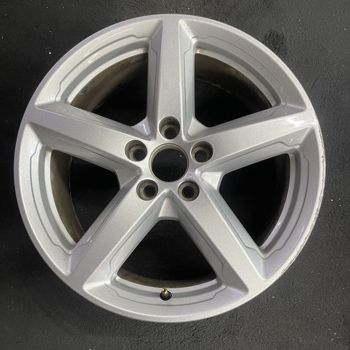 18" EXPLORER 16-17 18x8 , aluminum, w/o police package; 5 spoke Original OEM - Angle View