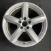 18" EXPLORER 16-17 18x8 , aluminum, w/o police package; 5 spoke Original OEM - Angle View