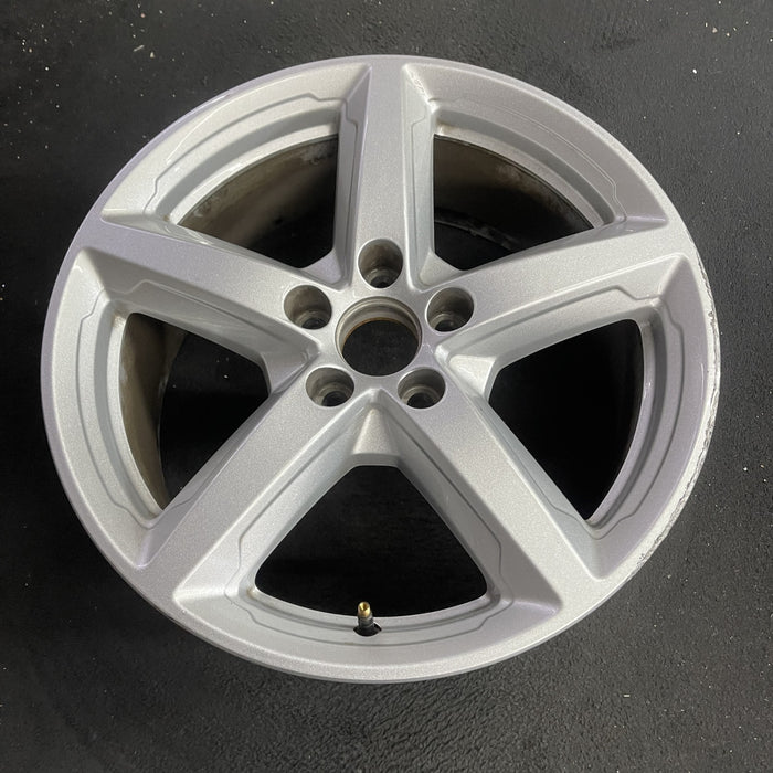18" EXPLORER 16-17 18x8 , aluminum, w/o police package; 5 spoke Original OEM - Side Profile
