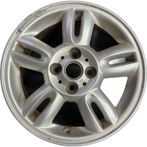 15" CLUBMAN 11-14 15x5.5, alloy, 5 twin spoke Original OEM Wheel Rim - Front View