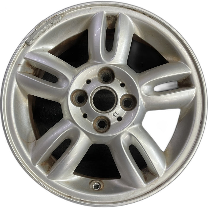 15" CLUBMAN 11-14 15x5.5, alloy, 5 twin spoke Original OEM Wheel Rim - Front View