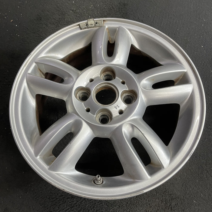 15" CLUBMAN 11-14 15x5.5, alloy, 5 twin spoke Original OEM Wheel Rim - Side Profile