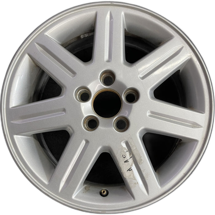 16" VOLVO 30 SERIES 09-10 16x6.5, alloy, 7 spoke, indented face Original OEM - Front View
