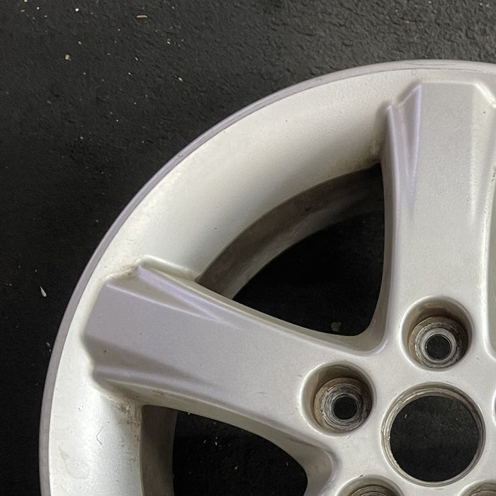 16" MAZDA PROTEGE 02-03 16x6 alloy Htbk Protege5 raised notch dull Original OEM - Side Profile