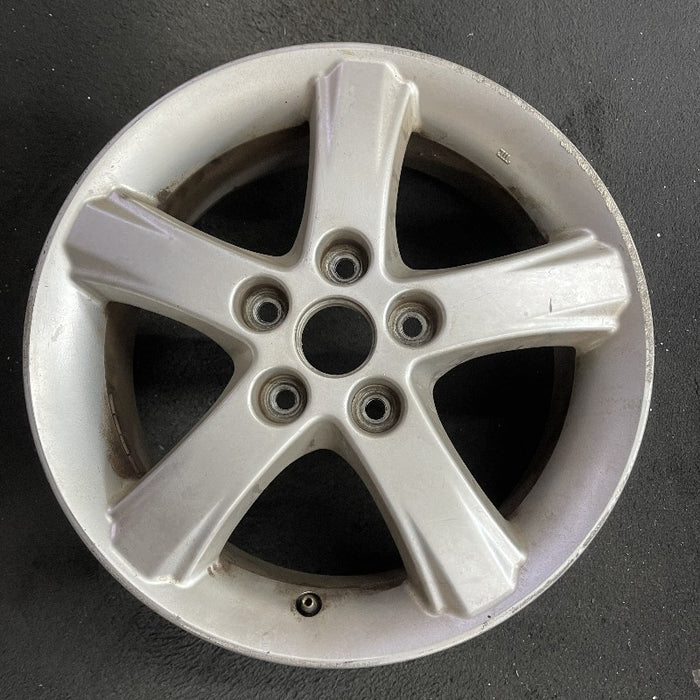 16" MAZDA PROTEGE 02-03 16x6 alloy Htbk Protege5 raised notch dull Original OEM - Additional View
