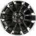 18" TRAVERSE 24 , 18x7.5, gloss black Original OEM Wheel Rim - Front View