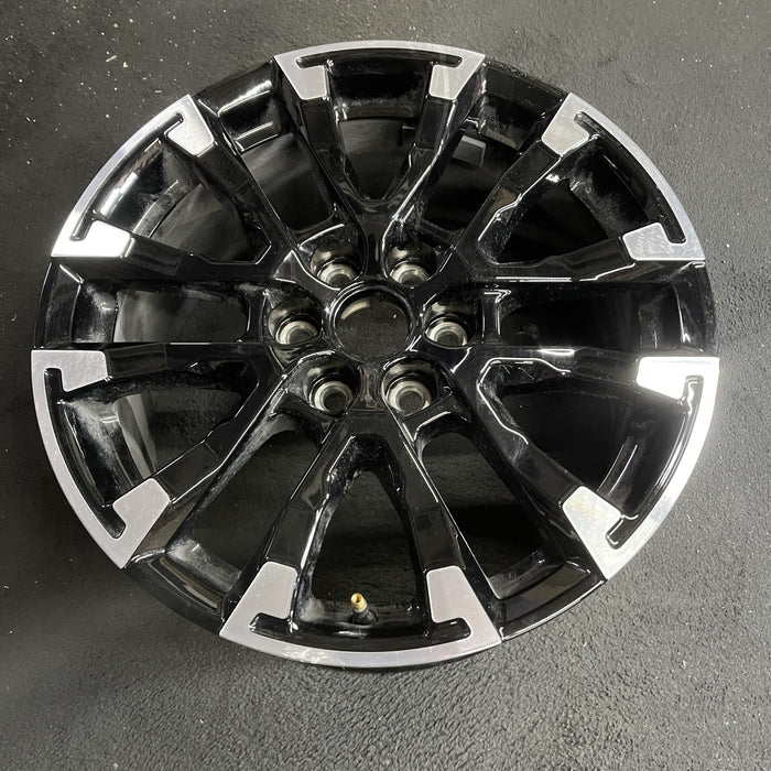 18" TRAVERSE 24 , 18x7.5, gloss black Original OEM Wheel Rim - Side Profile