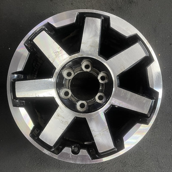 17" 4 RUNNER 17-20 17x7.5 alloy 7 spoke Original OEM Wheel Rim - Front View