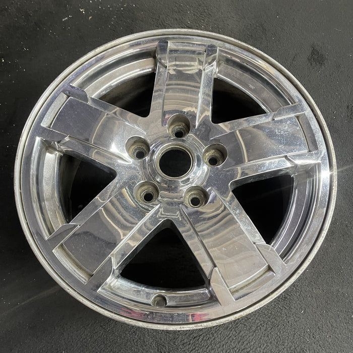 17" GRAND CHEROKEE 05 , Limited, chrome Original OEM Wheel Rim - Side Profile