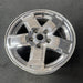 17" GRAND CHEROKEE 05 , Limited, chrome Original OEM Wheel Rim - Close-Up Detail