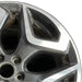 18" XV CROSSTREK 18 18x7 alloy w/machined face Limited dark gray Original OEM - Side Profile