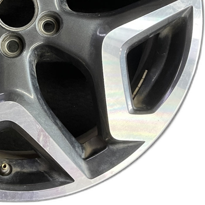 18" XV CROSSTREK 18 18x7 alloy w/machined face Limited dark gray Original OEM - Close-Up Detail