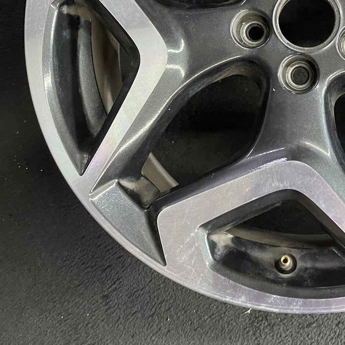 18" XV CROSSTREK 18 18x7 alloy w/machined face Limited dark gray Original OEM - Additional View