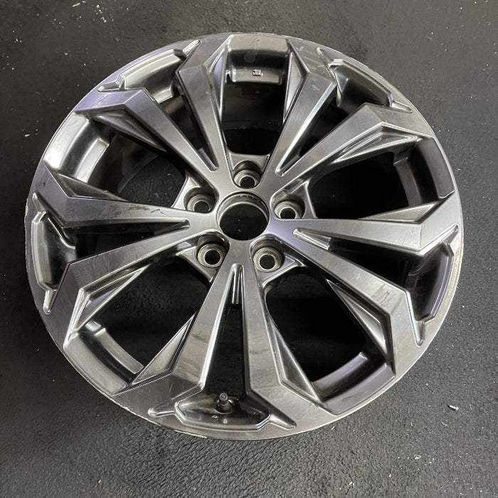 18" RAV4 22 18x7 alloy 5 spoke split spoke gray Original OEM Wheel Rim