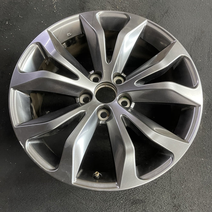 18" NX300 18-21 18x7.5 , , V spoke, Original OEM Wheel Rim - Side Profile