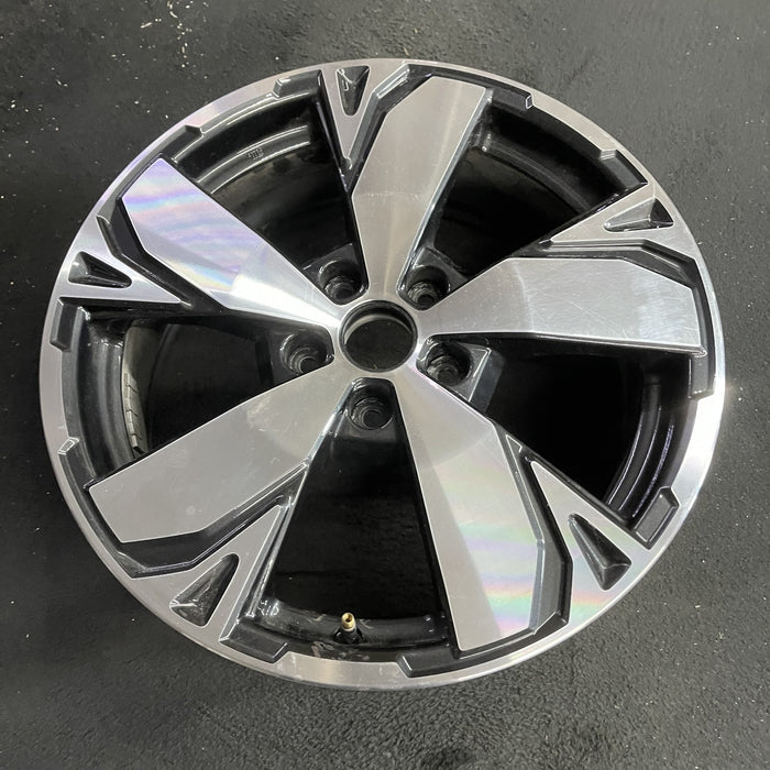 18" FORESTER 19 18x7 , w/machined face, 5 spoke Original OEM Wheel Rim - Side Profile