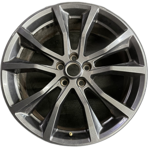 20" EXPLORER 17-19 20x8.5, , 10 spoke, , dark gray Original OEM Wheel Rim - Front View
