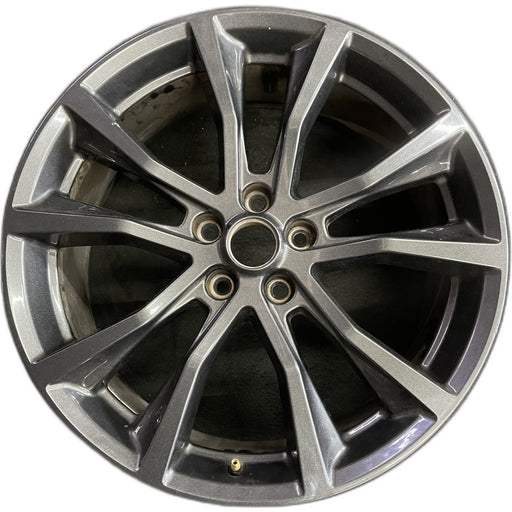 20" EXPLORER 17-19 20x8.5, , 10 spoke, , dark gray Original OEM Wheel Rim - Front View