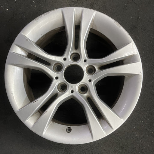 16" BMW 323i 07-11 16x7, alloy, 5 spoke, double spoke Original OEM Wheel Rim - Angle View