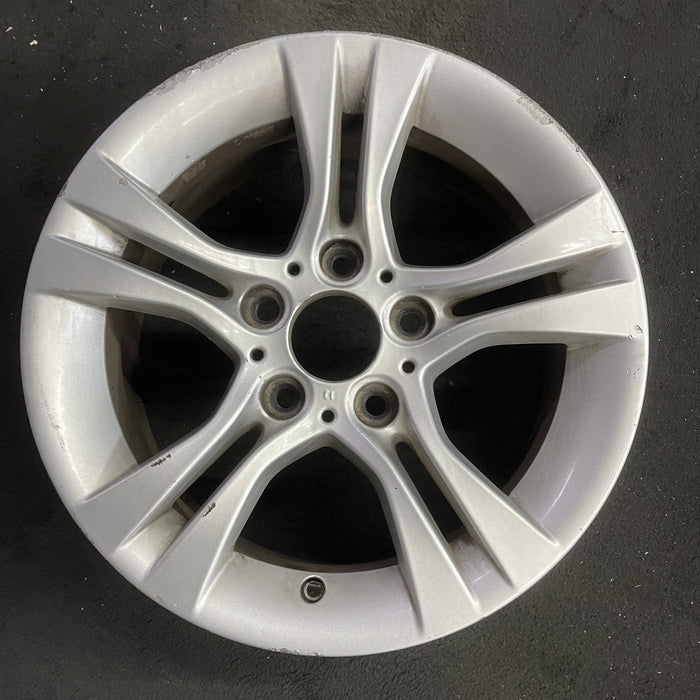 16" BMW 323i 07-11 16x7, alloy, 5 spoke, double spoke Original OEM Wheel Rim - Angle View