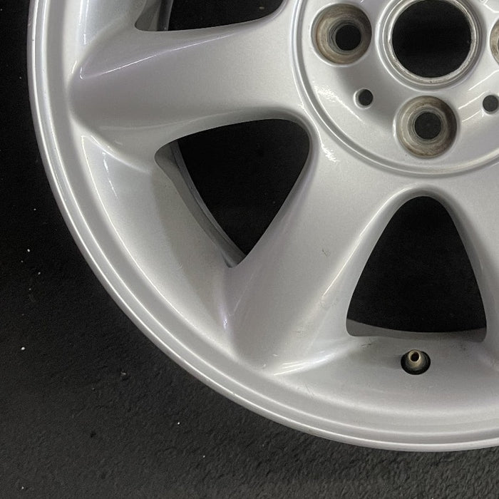 16" CLUBMAN 08-14 16x6.5 alloy 7 spoke tapered end spoke silver Original OEM - Additional View