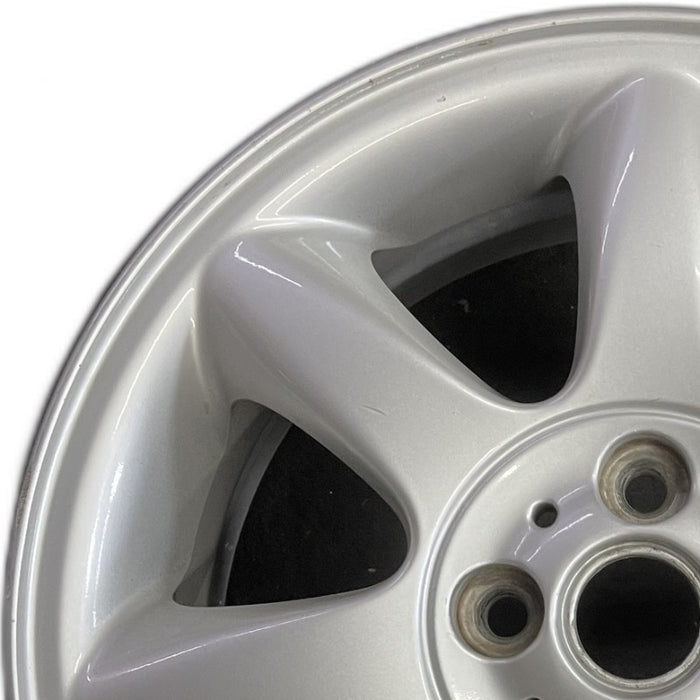 16" CLUBMAN 08-14 16x6.5 alloy 7 spoke tapered end spoke silver Original OEM - Angle View