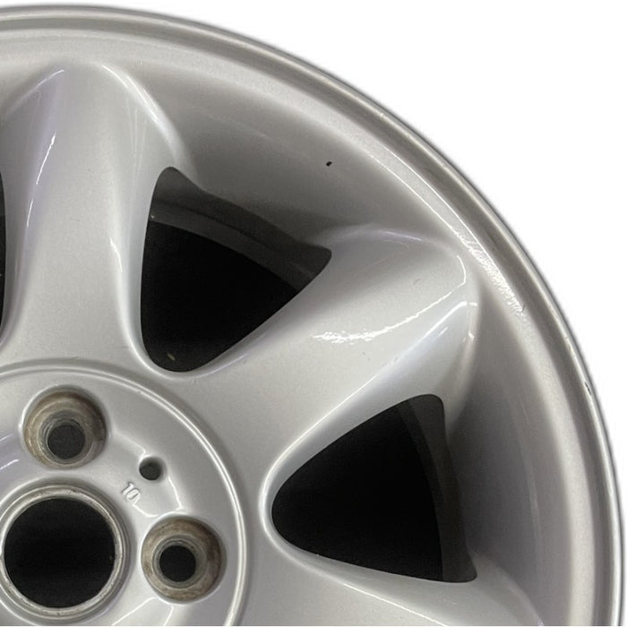 16" CLUBMAN 08-14 16x6.5 alloy 7 spoke tapered end spoke silver Original OEM - Side Profile