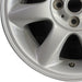 16" CLUBMAN 08-14 16x6.5 alloy 7 spoke tapered end spoke silver Original OEM - Back View