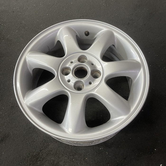 16" CLUBMAN 08-14 16x6.5 alloy 7 spoke tapered end spoke silver Original OEM Wheel Rim