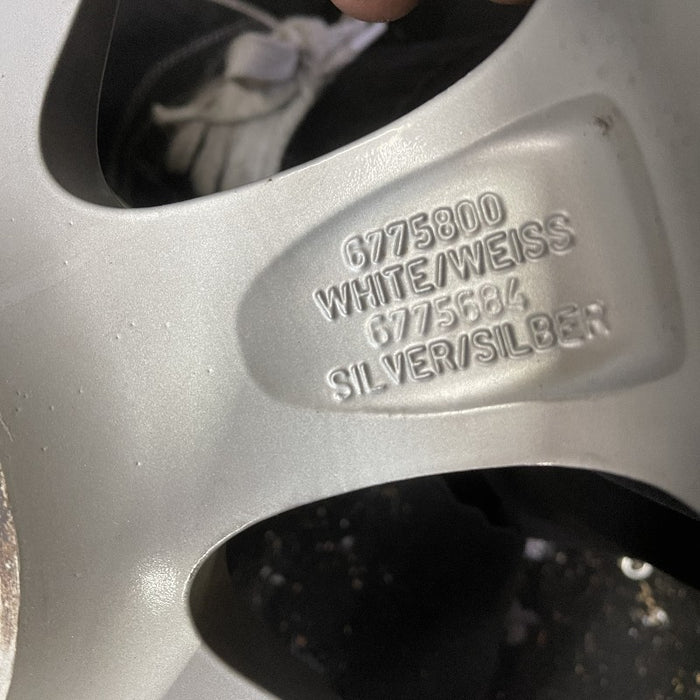 16" CLUBMAN 08-14 16x6.5 alloy 7 spoke tapered end spoke silver Original OEM Wheel Rim