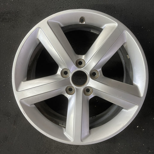17" AUDI A3 07-08 17x7.5 , 5 spoke, opt CP4 Original OEM Wheel Rim - Angle View