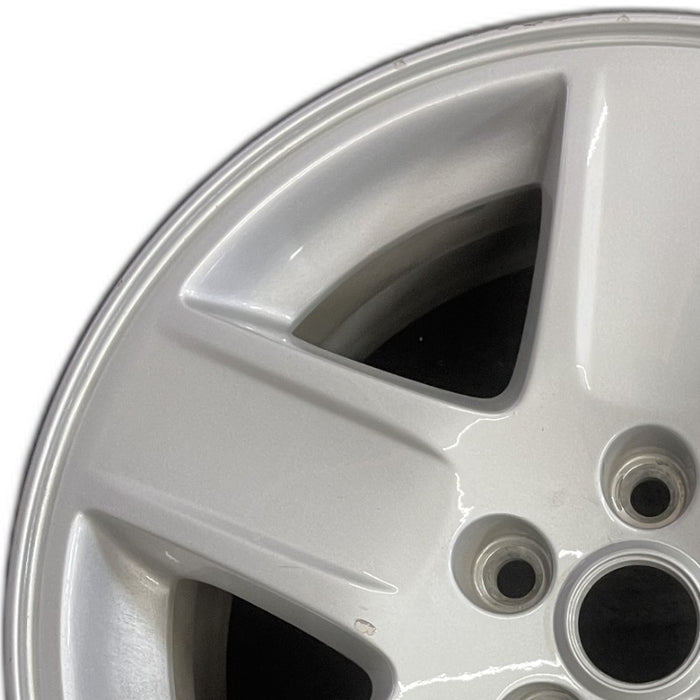 17" CHARGER 06-07 17x7 aluminum 5 spoke silver finish Original OEM Wheel Rim - Angle View