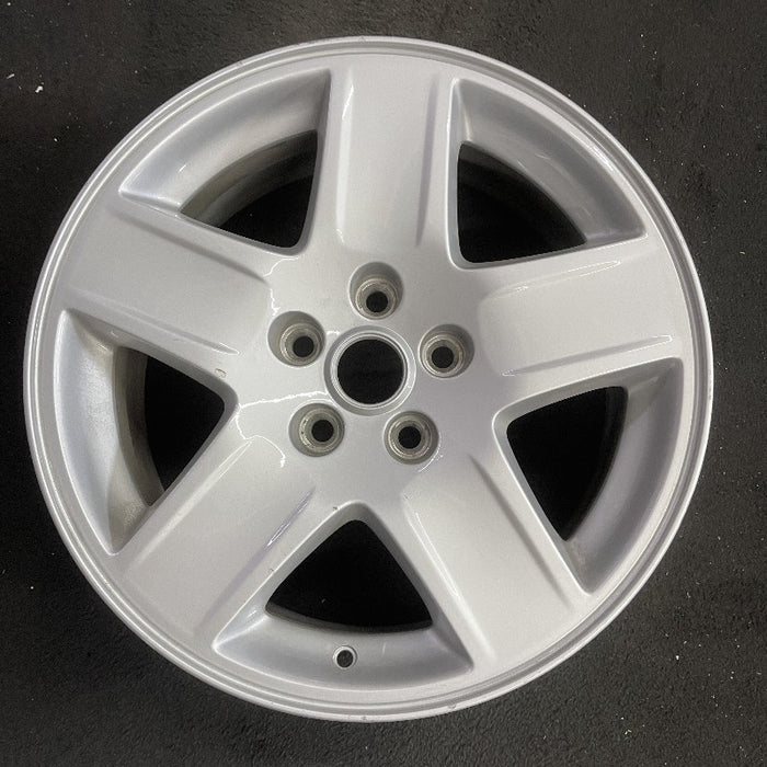 17" CHARGER 06-07 17x7 aluminum 5 spoke silver finish Original OEM Wheel Rim - Additional View