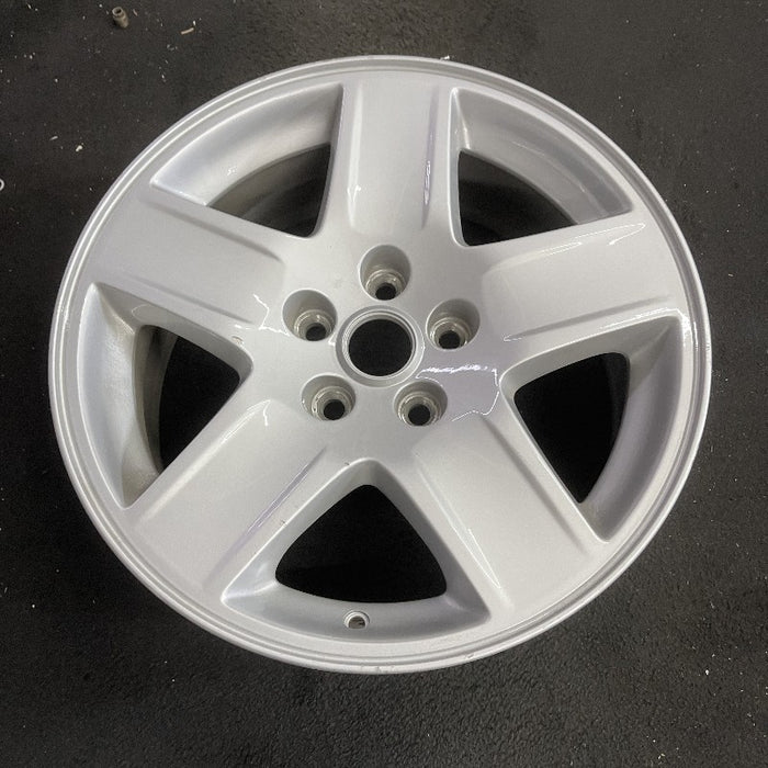 17" CHARGER 06-07 17x7 aluminum 5 spoke silver finish Original OEM Wheel Rim - View 7