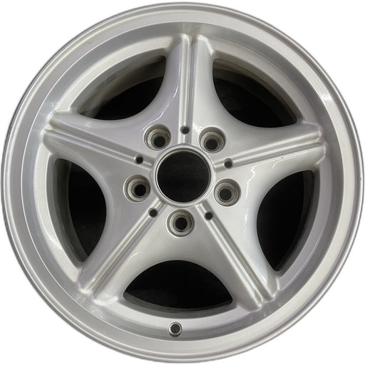 16" BMW Z3 01-02 16x7, alloy, 5 spoke, webbed spoke, natural Original OEM Wheel - Front View