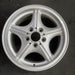 16" BMW Z3 01-02 16x7, alloy, 5 spoke, webbed spoke, natural Original OEM Wheel - Angle View
