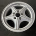 16" BMW Z3 01-02 16x7, alloy, 5 spoke, webbed spoke, natural Original OEM Wheel - Close-Up Detail
